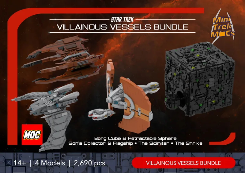 Villainous Vessels Bundle (4 Models)
