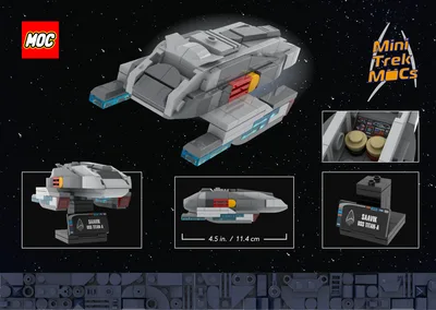 Shuttle Collection - Wave 2 — 665-piece LEGO Star Trek MOC