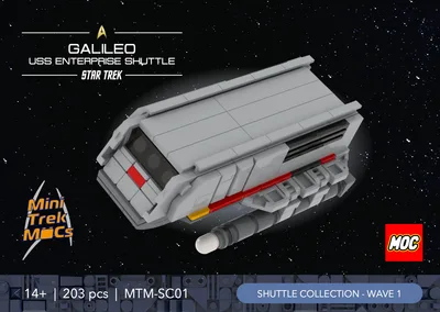 Galileo (TOS) Shuttle (MTM-SC01) 2