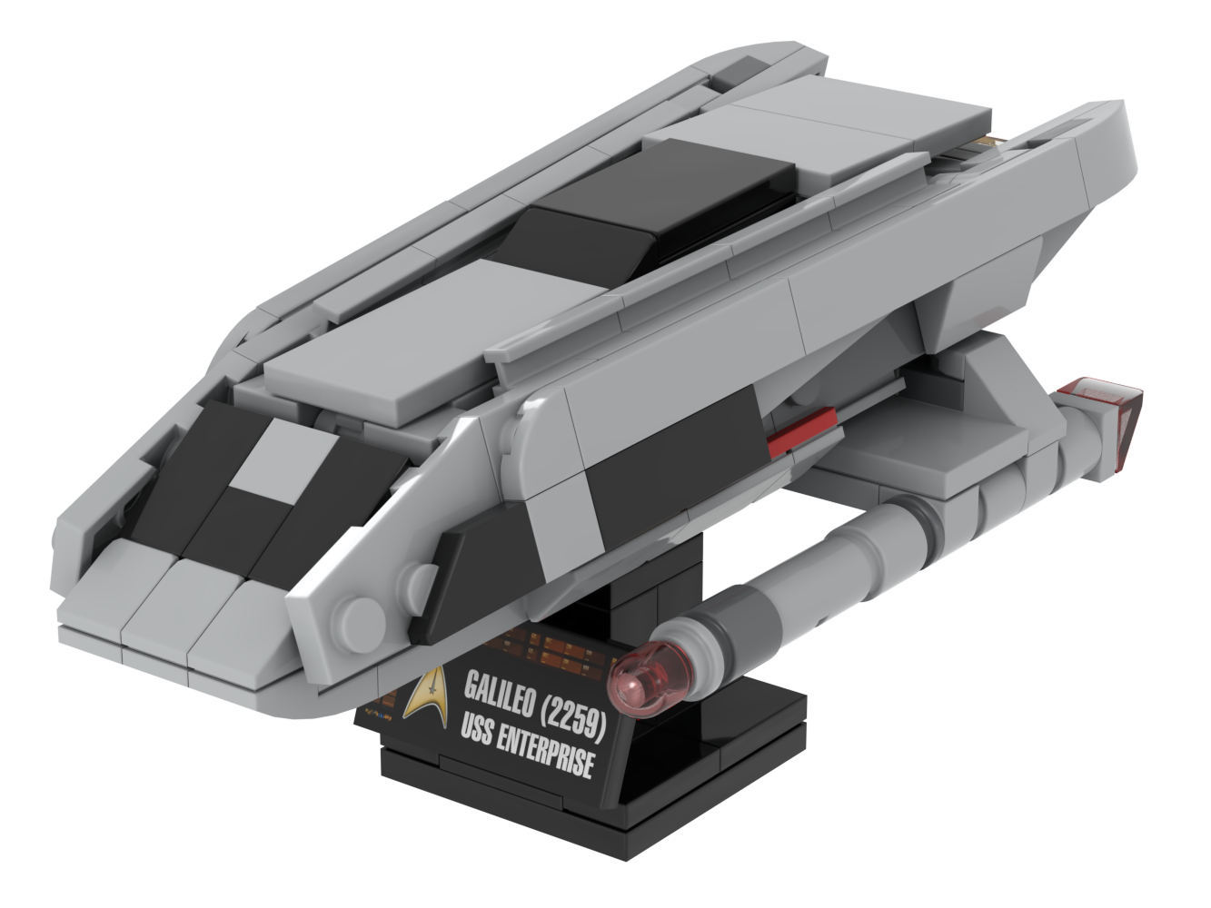 Galileo (SNW) Shuttle — 219-piece LEGO Star Trek MOC | MiniTrekMOCs