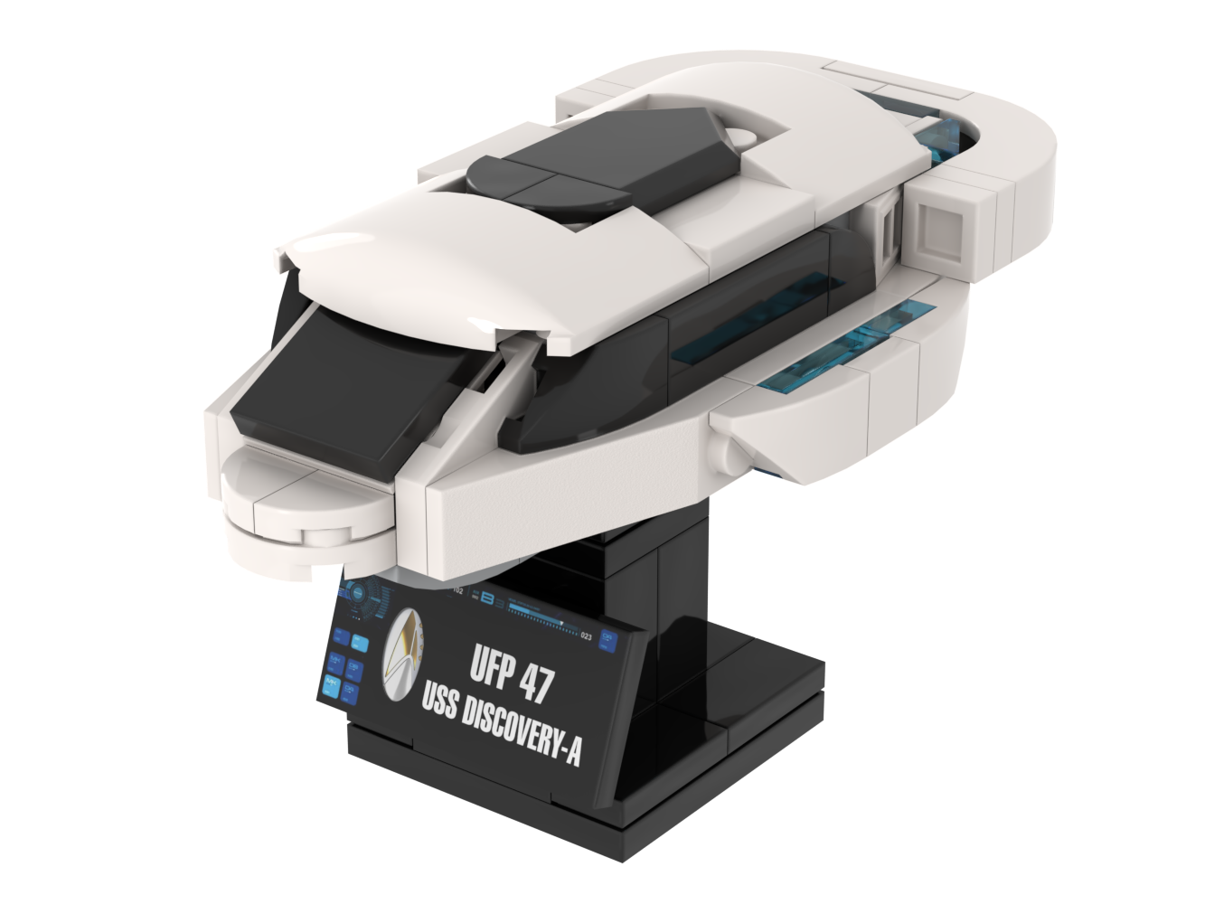 UFP 47 Shuttle — 103-piece LEGO Star Trek MOC | MiniTrekMOCs
