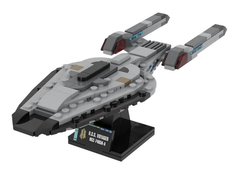 USS Voyager-A — 173-piece LEGO Star Trek MOC | MiniTrekMOCs