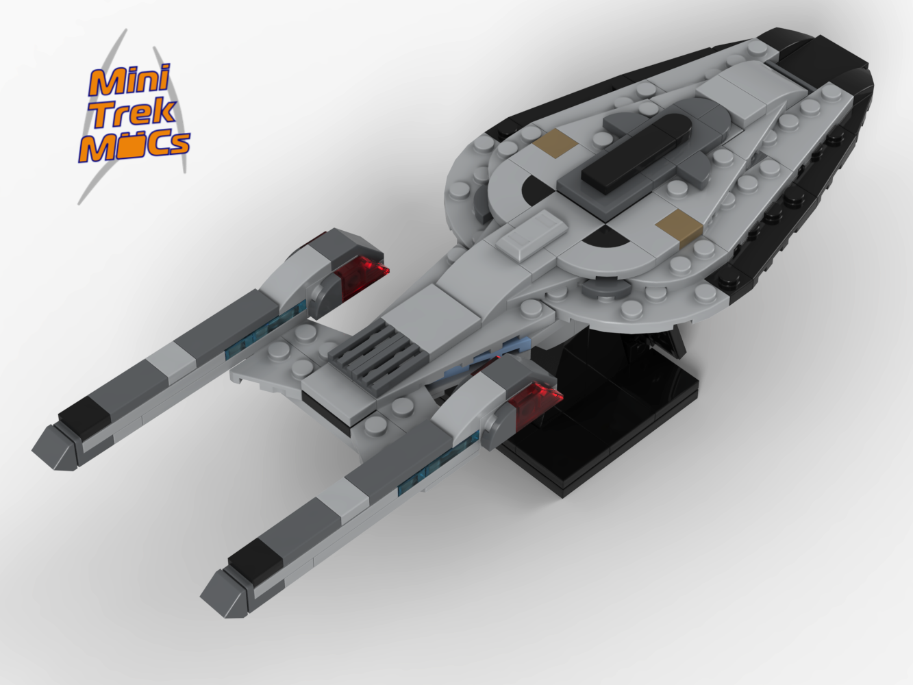 USS Voyager-A — 173-piece LEGO Star Trek MOC | MiniTrekMOCs