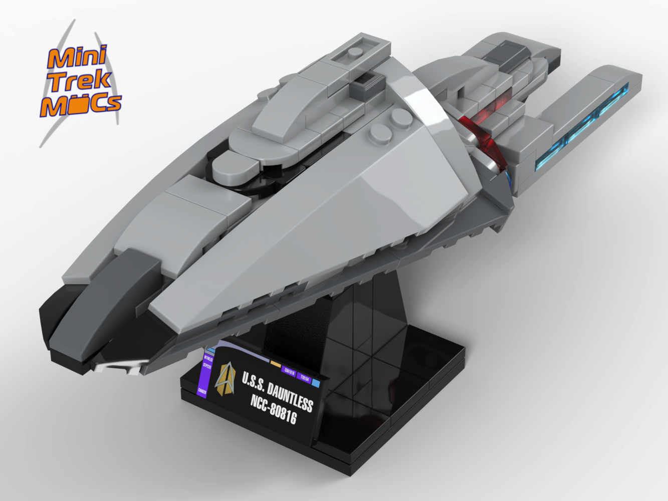 USS Dauntless — 193-piece LEGO Star Trek MOC | MiniTrekMOCs