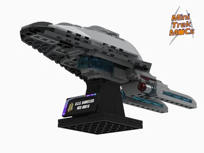 USS Dauntless — 193-piece LEGO Star Trek MOC | MiniTrekMOCs