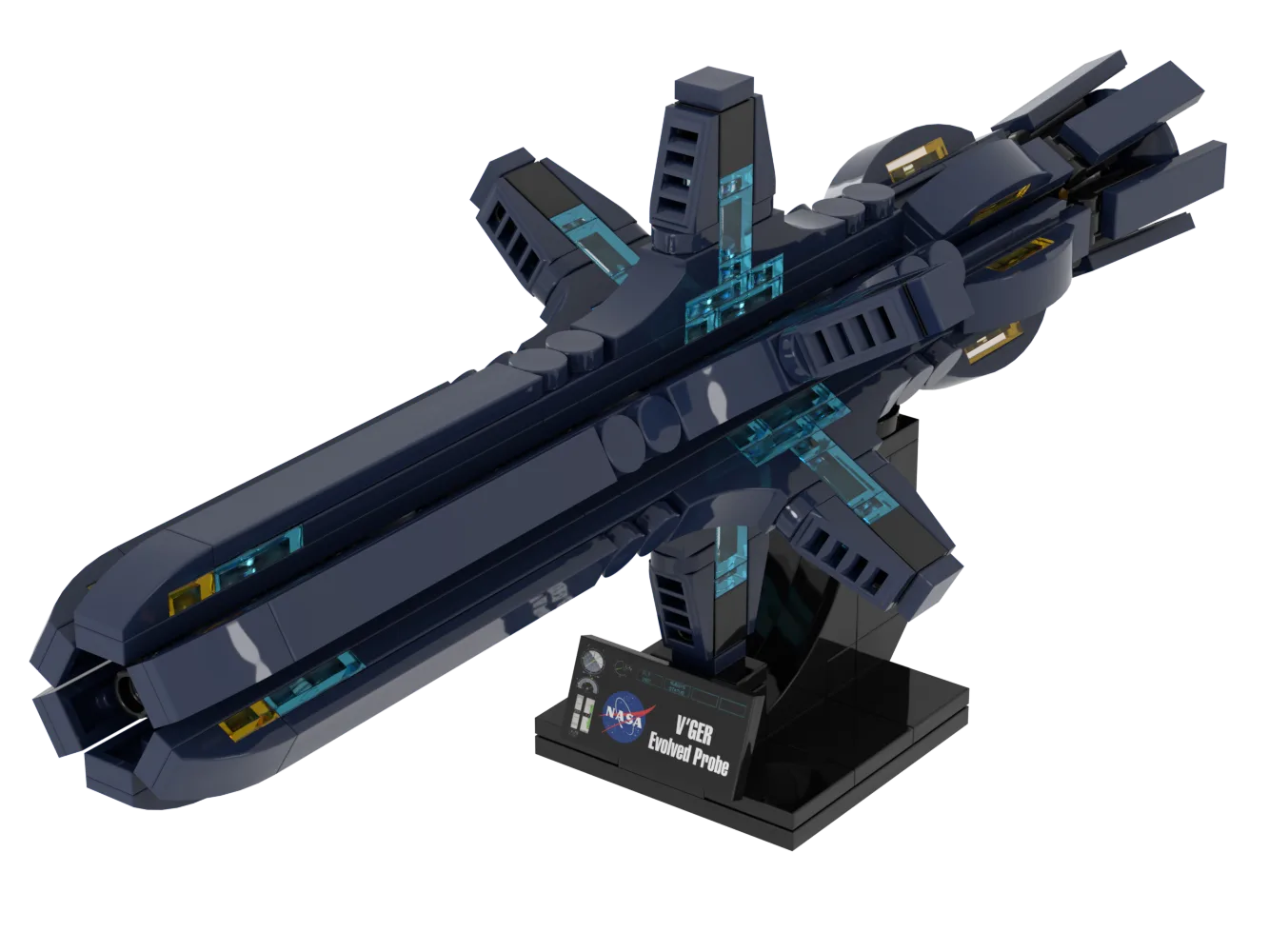 【シュリンク未開封】水夢～Go for VICTORY～ V'Ger — 315-piece LEGO Star Trek MOC | MiniTrekMOCs