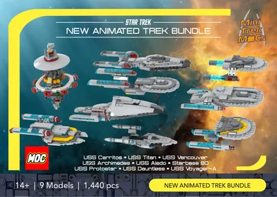 USS Voyager-A — 173-piece LEGO Star Trek MOC | MiniTrekMOCs
