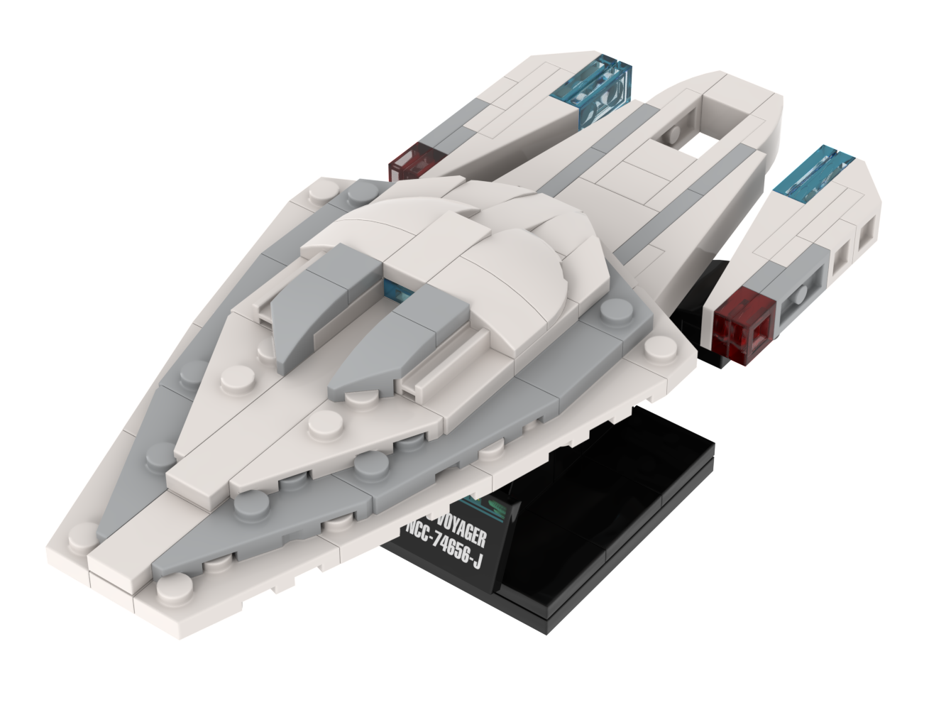 Voyager　ジズ USS Voyager-J — 162-piece LEGO Star Trek MOC | MiniTrekMOCs