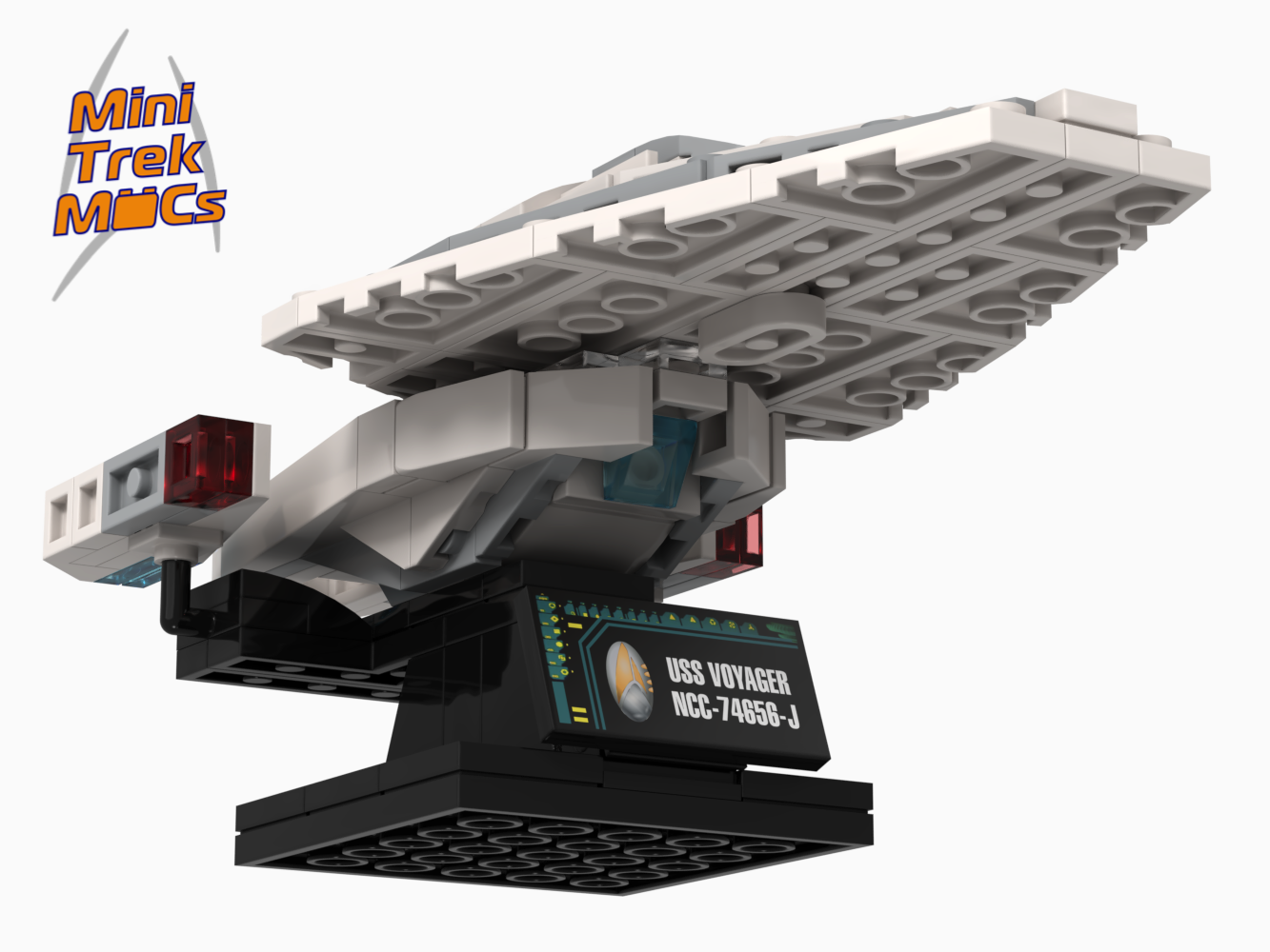 USS Voyager-J — 162-piece LEGO Star Trek MOC | MiniTrekMOCs