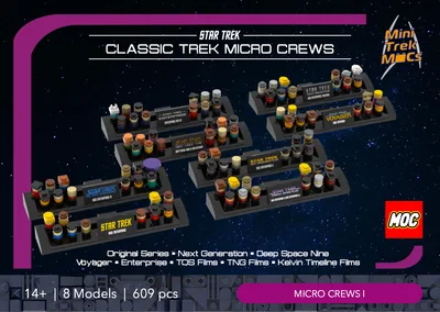 Classic Trek Micro Crews (8 Models)