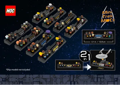 Classic Trek Micro Crews (8 Models) 2