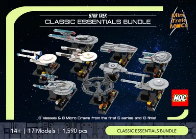 USS Enterprise-D — 93-piece LEGO Star Trek MOC | MiniTrekMOCs