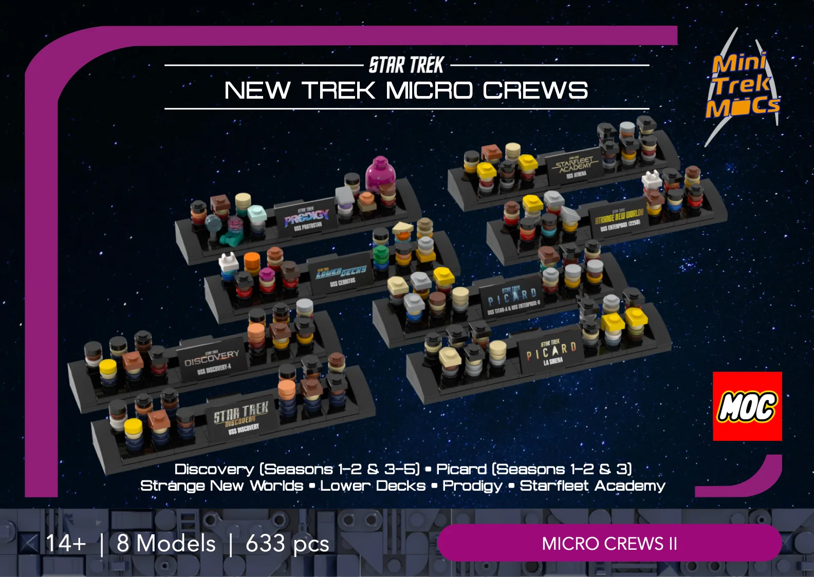 New Trek Micro Crews (8 Models) 1