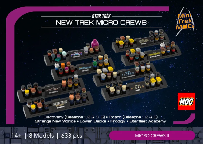 New Trek Micro Crews (8 Models)