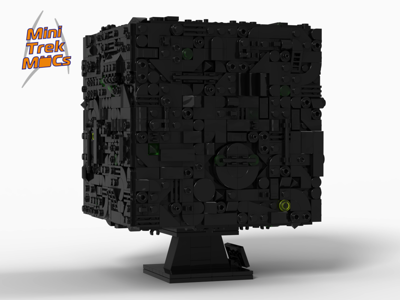 Borg Cube & Sphere — 1519-piece LEGO Star Trek MOC | MiniTrekMOCs