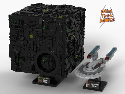 Borg Cube & Sphere (MTM-083) 7