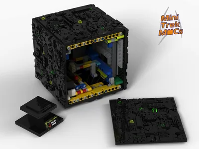 Borg Cube & Sphere (MTM-083) 10
