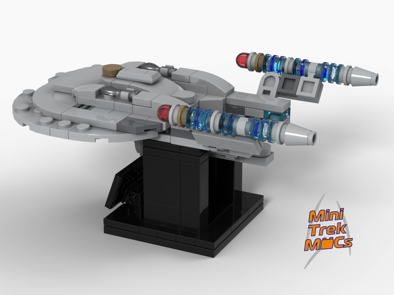 Enterprise NX-01 & Refit — 175-piece LEGO Star Trek MOC | MiniTrekMOCs