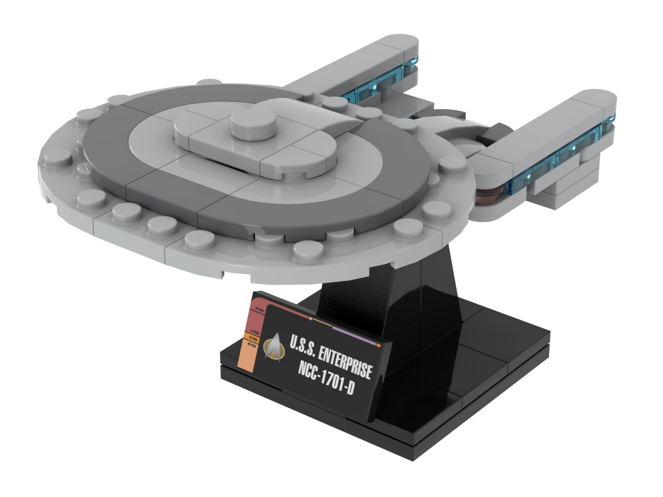 USS Enterprise-D, All Good Things Refit — 121-piece LEGO Star Trek