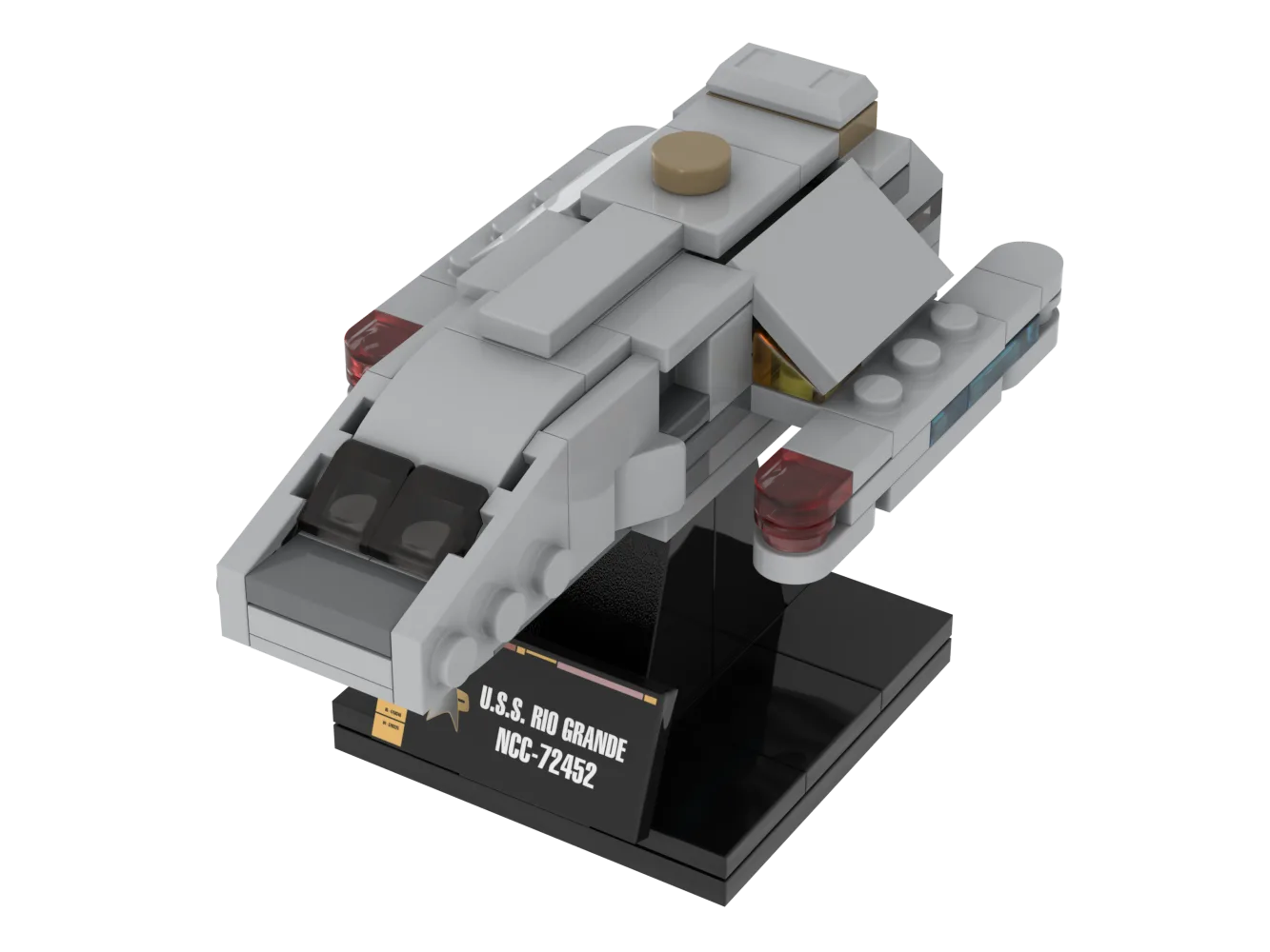 USS Rio Grande, Runabout — 119-piece LEGO Star Trek MOC | MiniTrekMOCs