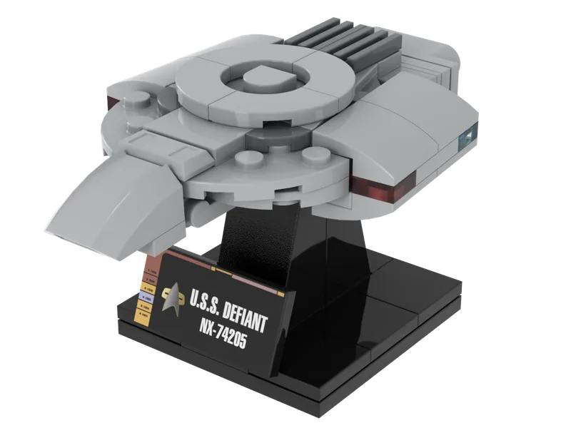 ドラレコ USS Defiant — 80-piece LEGO Star Trek MOC | MiniTrekMOCs