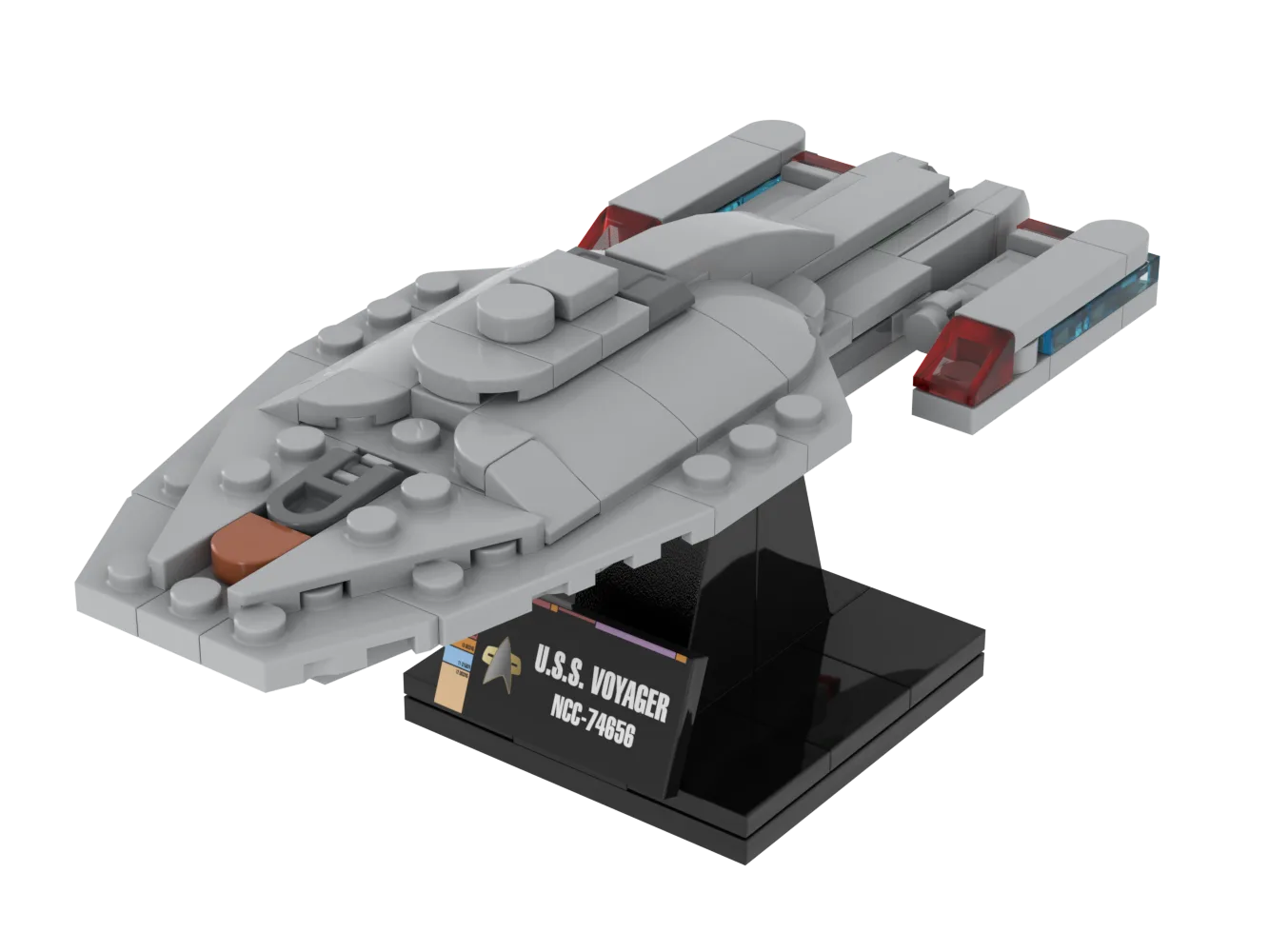 USS Voyager — 127-piece LEGO Star Trek MOC | MiniTrekMOCs