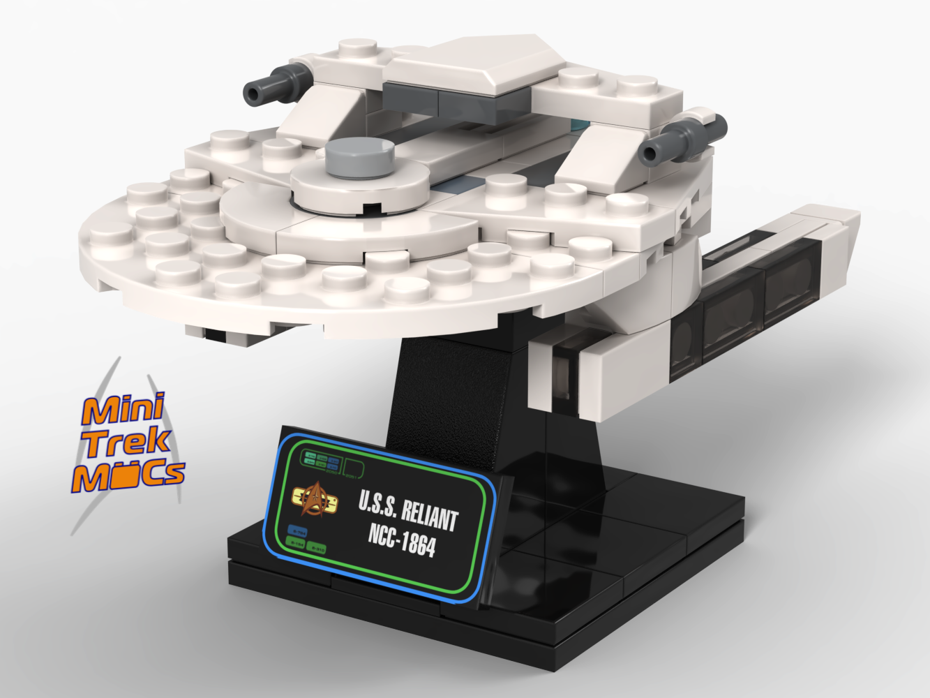 USS Reliant — 98-piece LEGO Star Trek MOC | MiniTrekMOCs