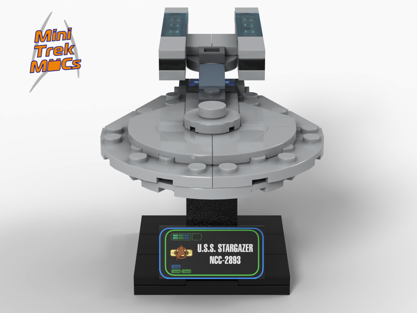 USS Stargazer — 118-piece LEGO Star Trek MOC | MiniTrekMOCs