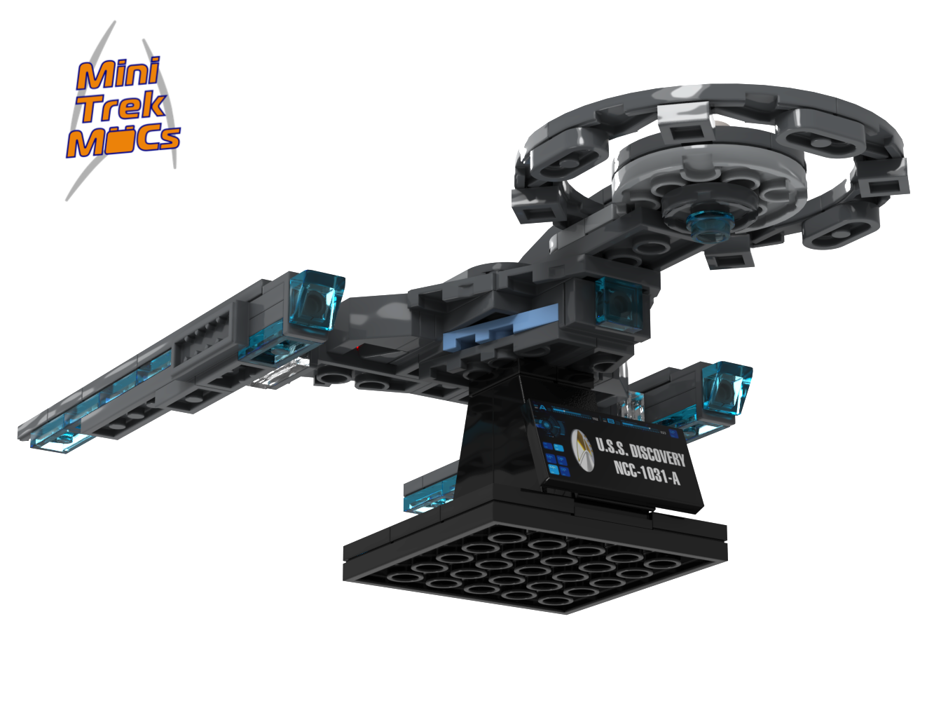 USS Discovery & Refit — 170-piece LEGO Star Trek MOC | MiniTrekMOCs