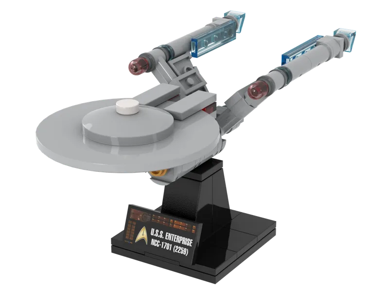 USS Enterprise, 2259 — 90-piece LEGO Star Trek MOC | MiniTrekMOCs