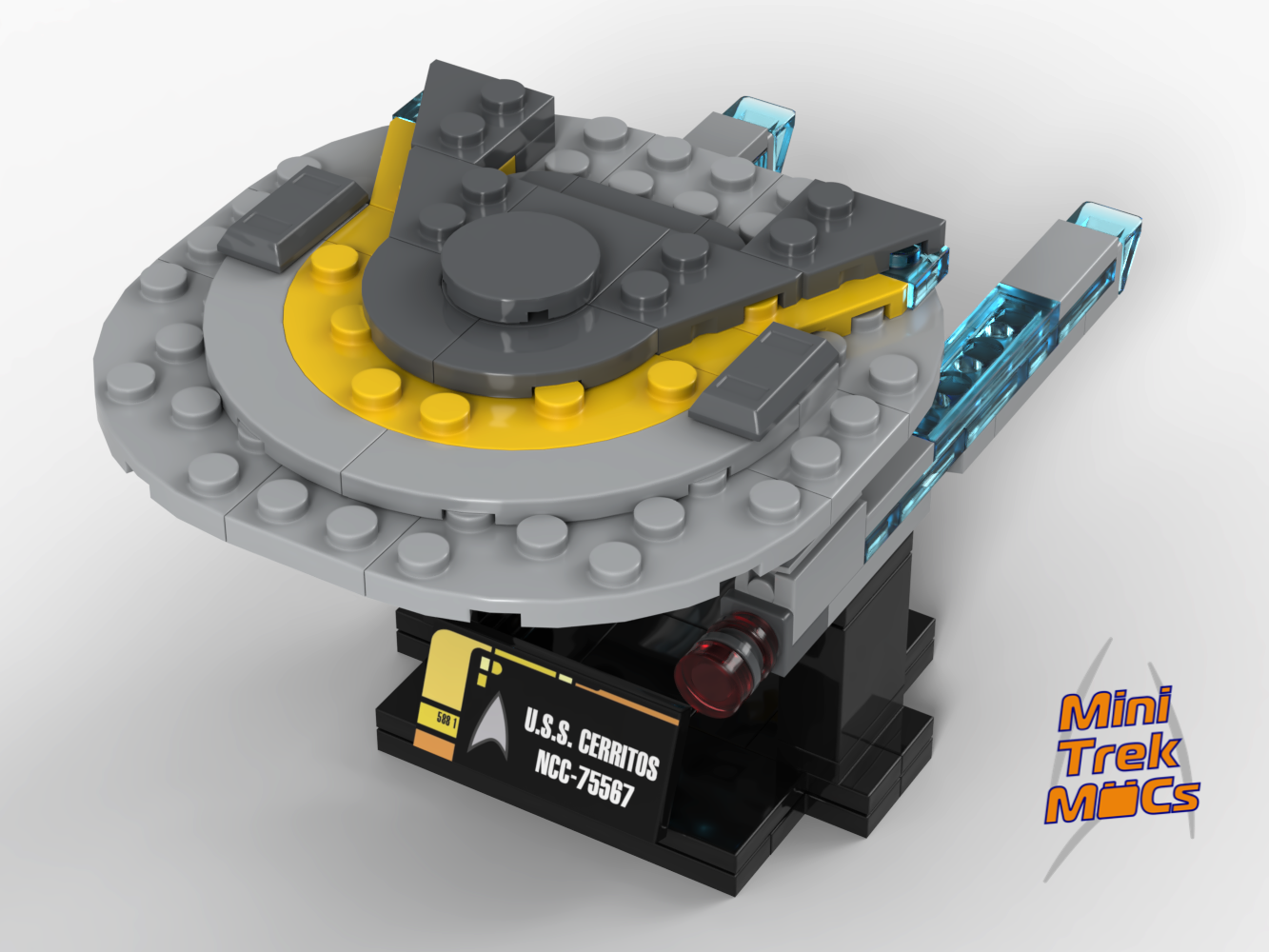 USS Cerritos — 132-piece LEGO Star Trek MOC | MiniTrekMOCs