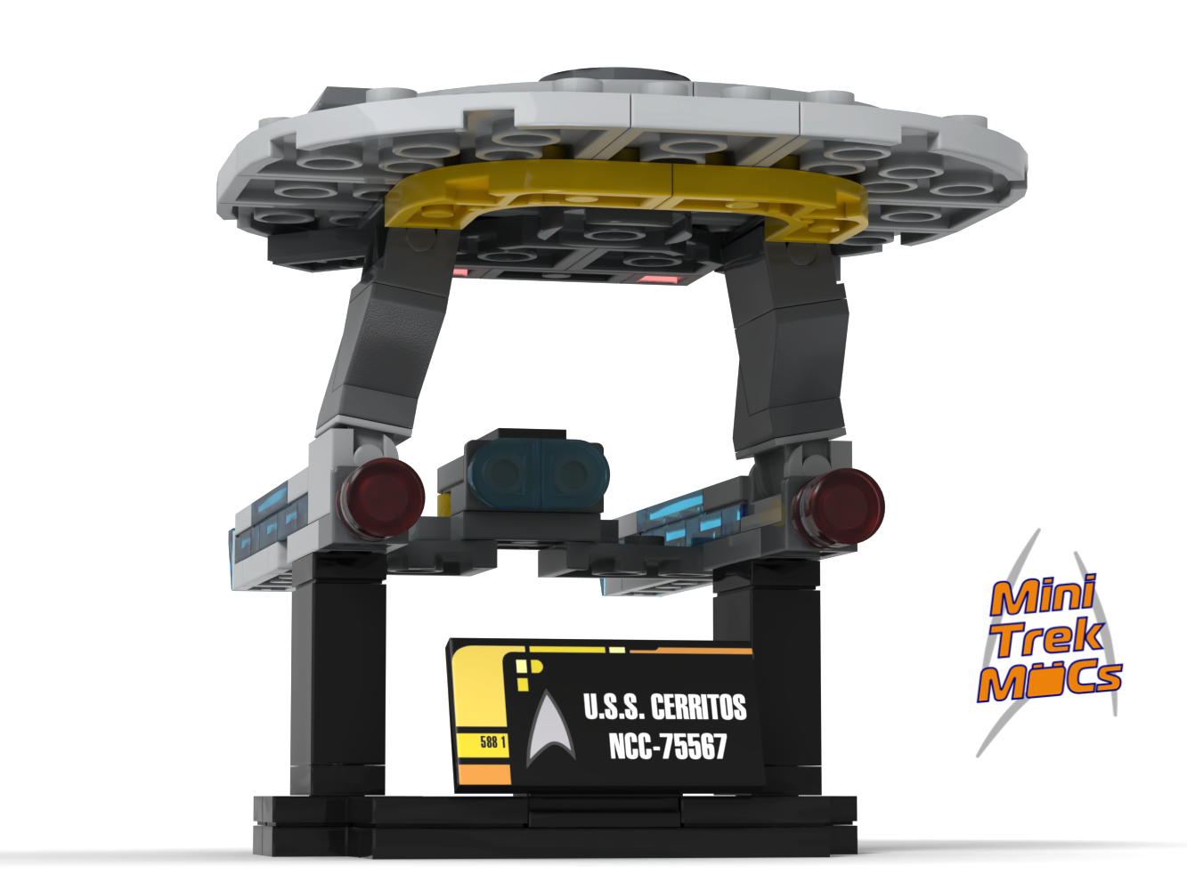 USS Cerritos — 132-piece LEGO Star Trek MOC | MiniTrekMOCs