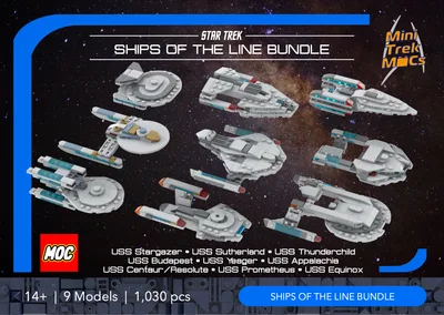 Ships of the Line Bundle (9 Models) 1