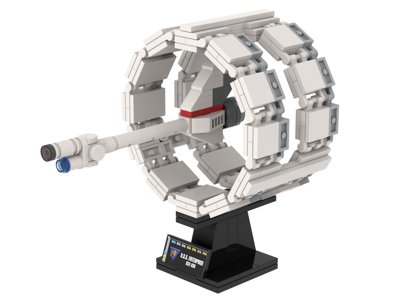 Enterprise XCV-330 — 243-piece LEGO Star Trek MOC | MiniTrekMOCs