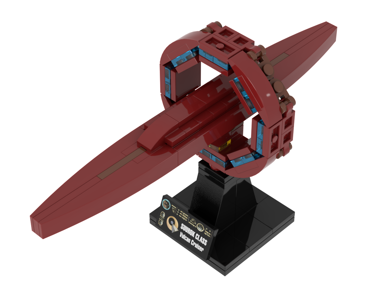 Vulcan Suurok Class — 114-piece LEGO Star Trek MOC | MiniTrekMOCs