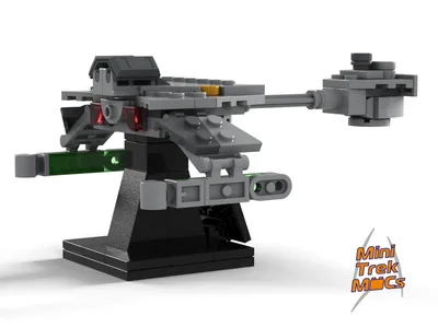 Klingon D7 / K't'inga Class — 110-piece LEGO Star Trek MOC