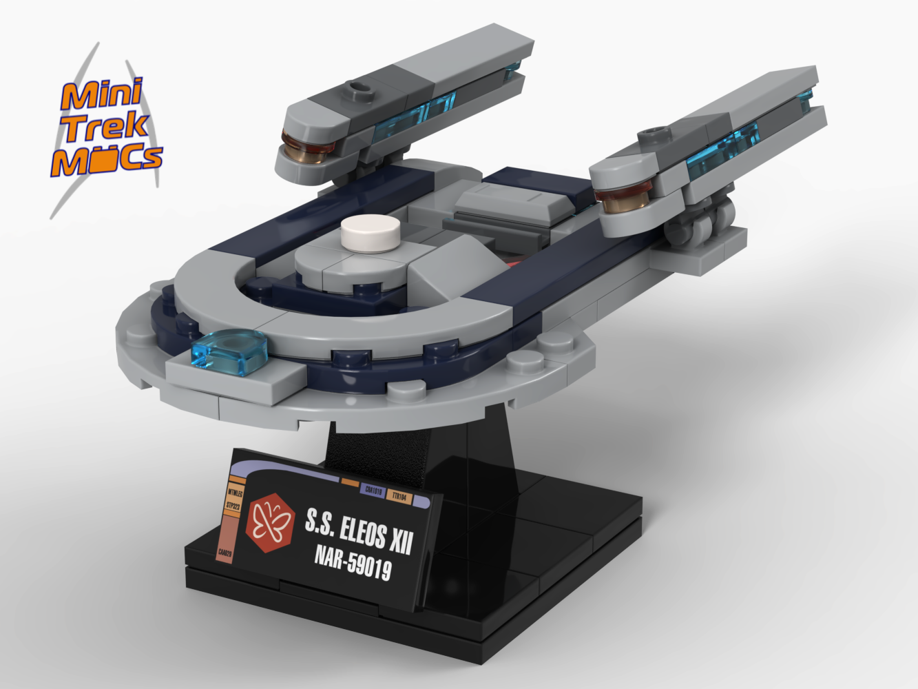 25th Century Starfleet Bundle — 1216-piece LEGO Star Trek MOC