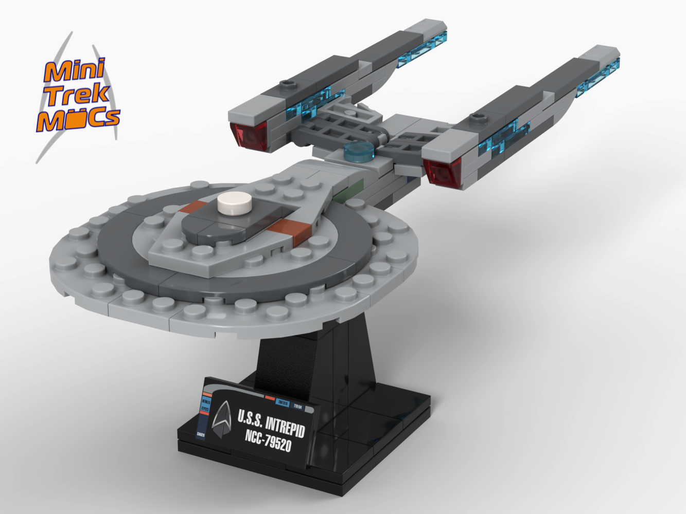 25th Century Starfleet Bundle — 1216-piece LEGO Star Trek MOC