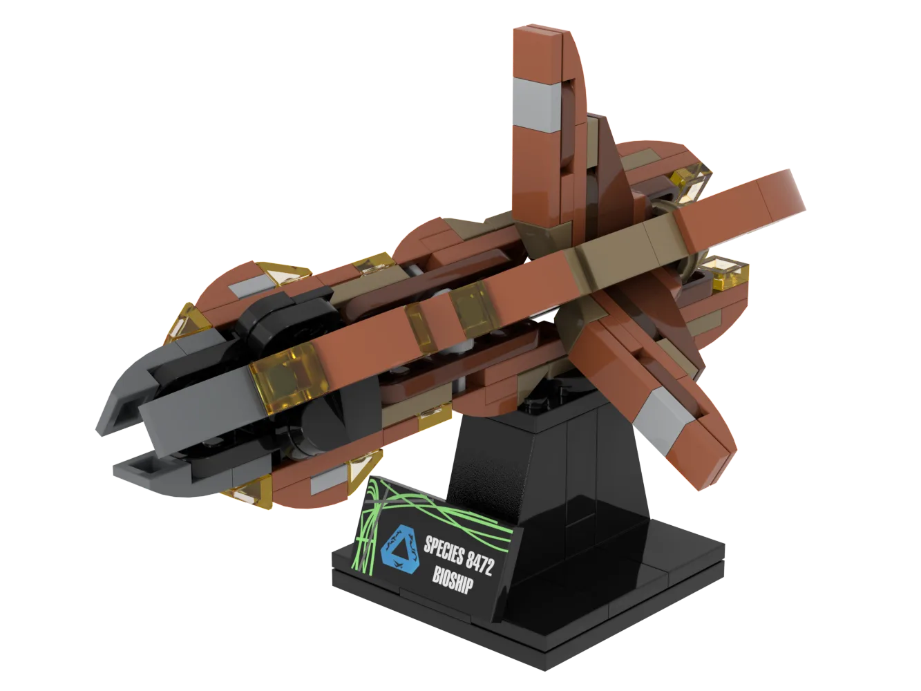 パウエル・エスコバルです。 Species 8472 Bioship — 153-piece LEGO Star Trek MOC | MiniTrekMOCs