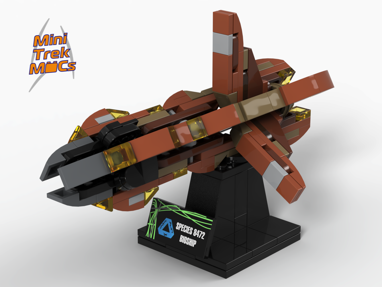 Species 8472 Bioship — 153-piece LEGO Star Trek MOC | MiniTrekMOCs