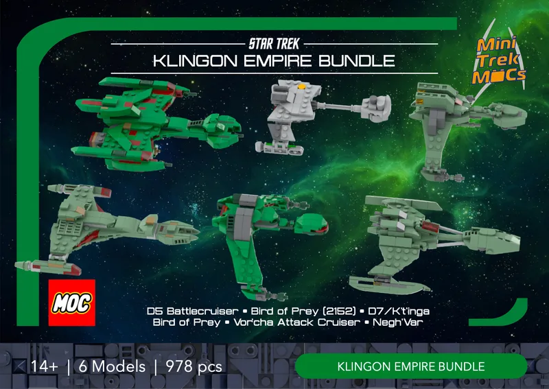 Klingon Empire Bundle (6 Models)