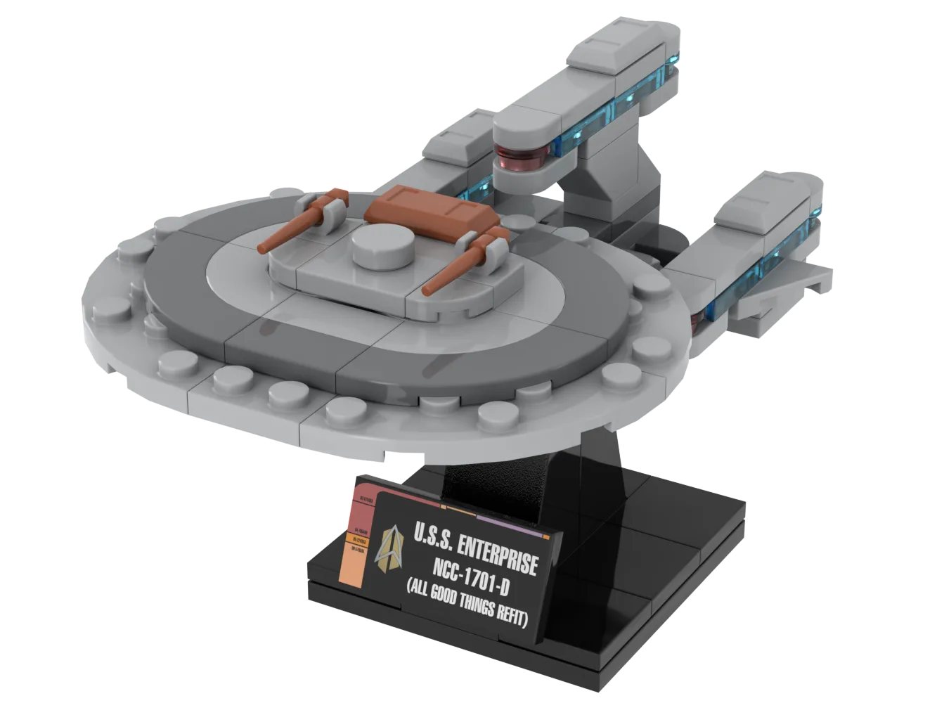 USS Enterprise-D, All Good Things Refit (MTM-092) 1