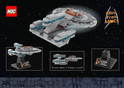 USS Enterprise-D, All Good Things Refit — 121-piece LEGO Star Trek