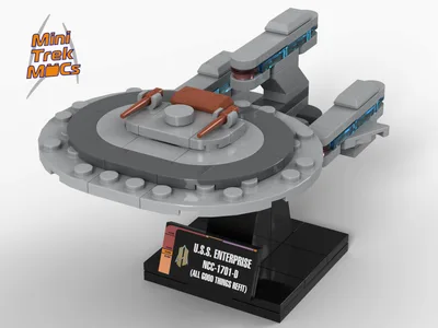 USS Enterprise-D, All Good Things Refit — 121-piece LEGO Star Trek
