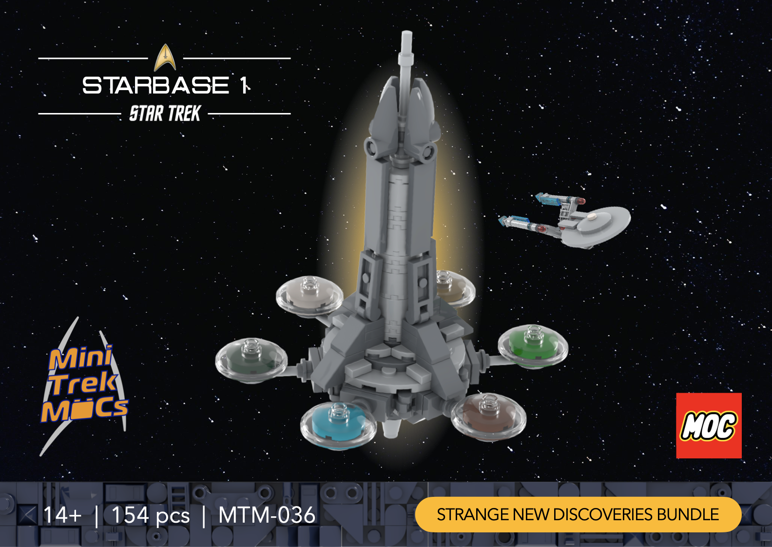 Starbase 1 — 154-piece LEGO Star Trek MOC | MiniTrekMOCs